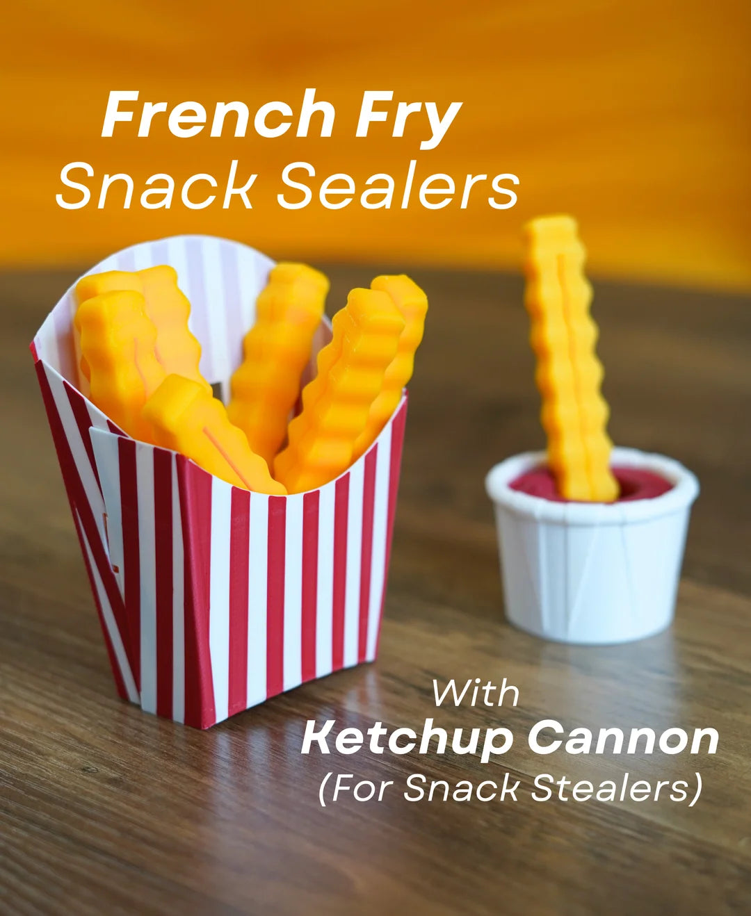 French Fry Snack Sealers - Kitchen Clips