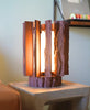 Lantern log - Mechanically Dimming Lamp with Real Log Texture