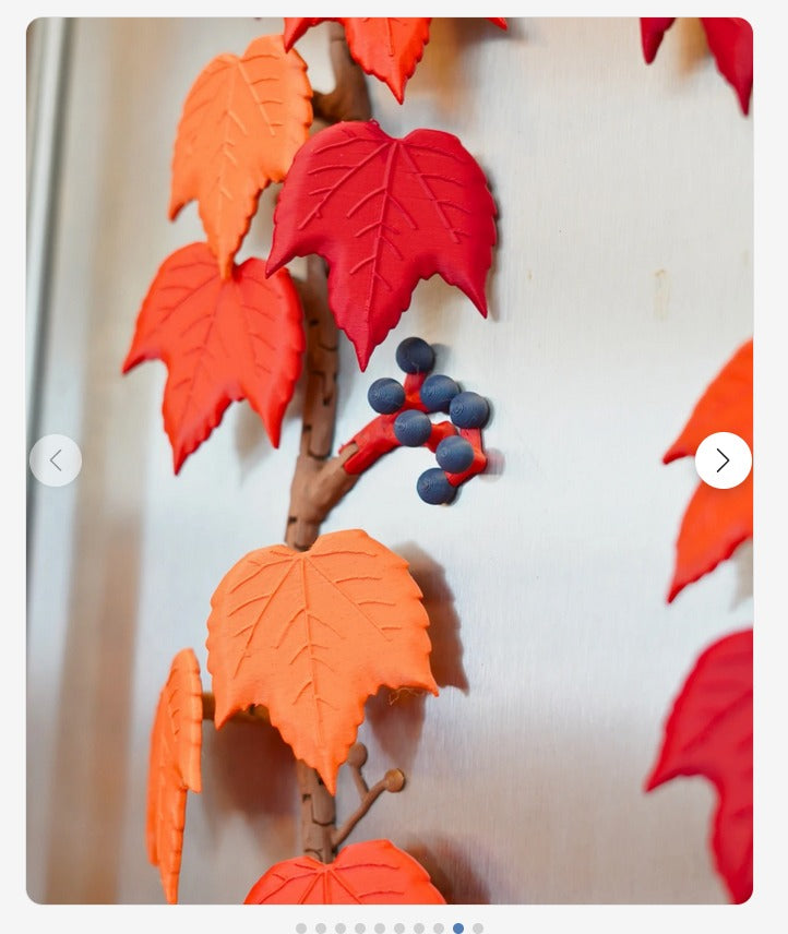 Boston Ivy - Fridge magnet note keeper