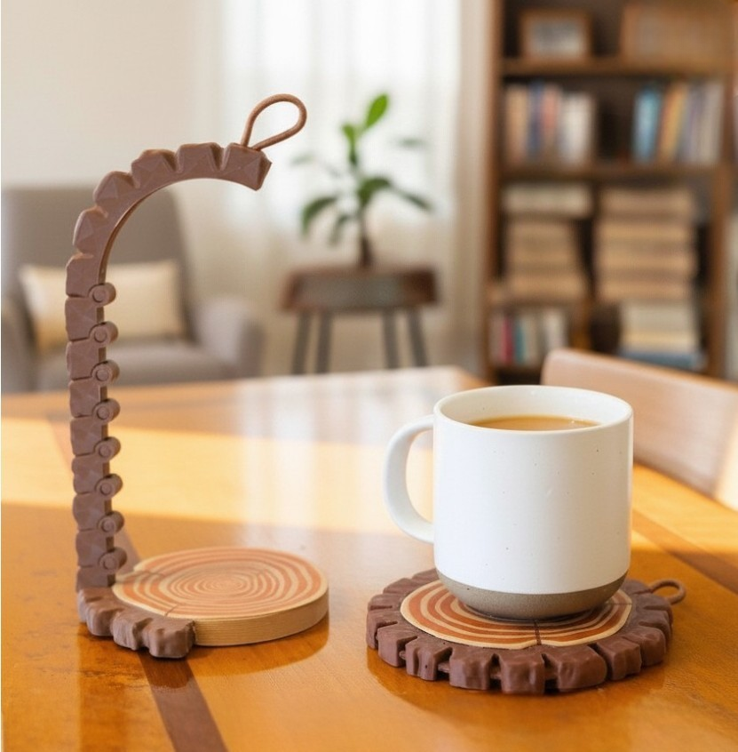 Spill proof Spruce Spill-Proof Coffee Coaster & Mug Carrier