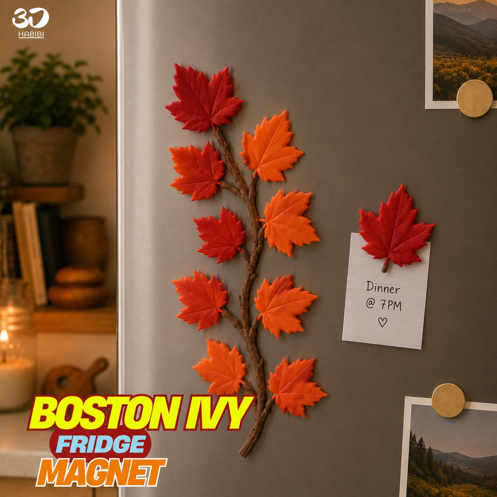 Boston Ivy - Fridge magnet note keeper