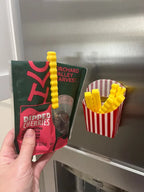 Crispy Fries Bag Clips  - Snack Sealer Clips