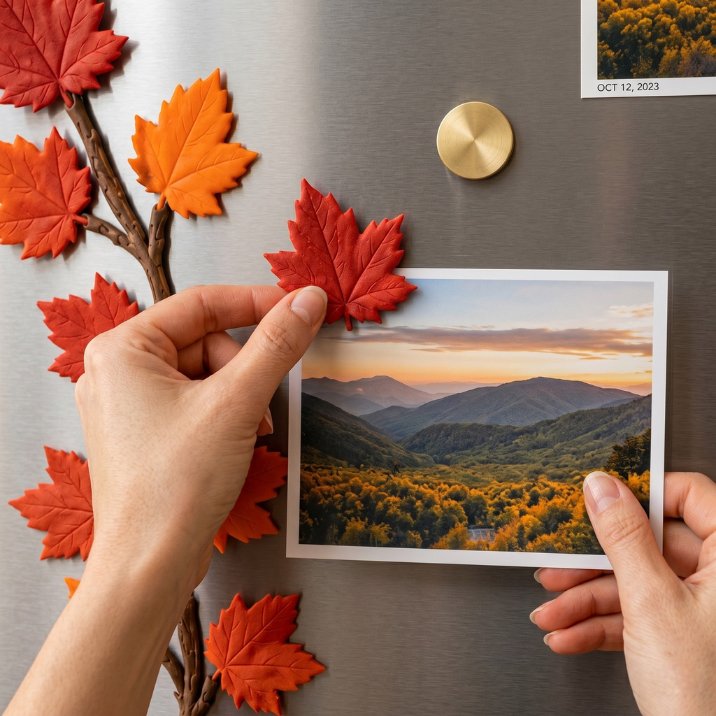 Boston Ivy - Fridge magnet note keeper